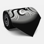 China Dragon im Tattoostil Krawatte (Gerollt)