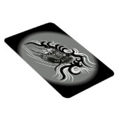 China Dragon im Tattoostil Magnet (Rechte Seite)
