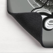China Dragon im Tattoostil Mousepad (Ecke)