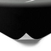 China Dragon im Tattoostil Poster (Ecke)