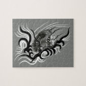 China Dragon im Tattoostil Puzzle (Horizontal)