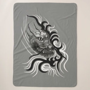 China Dragon im Tattoostil Sherpadecke