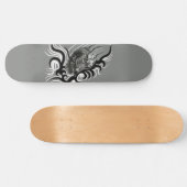 China Dragon im Tattoostil Skateboard (Horizontal)