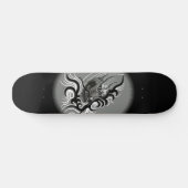 China Dragon im Tattoostil Skateboard (Horizontal)