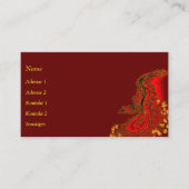 China Dragon im Tattoostil Visitenkarte (Vorderseite)