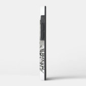 China Dragon, Schwarzweiß-Design in Tattoostyl Case-Mate iPhone Hülle (Rückseite / Links)