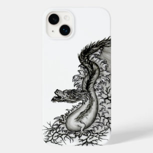 China Dragon, Schwarzweiß-Design in Tattoostyl Case-Mate iPhone 14 Plus Hülle