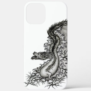 China Dragon, Schwarzweiß-Design in Tattoostyl Case-Mate iPhone Hülle