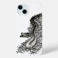 China Dragon, Schwarzweiß-Design in Tattoostyl
