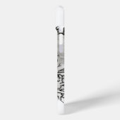 China Dragon, Schwarzweiß-Design in Tattoostyl Case-Mate iPhone Hülle (Rückseite / Links)