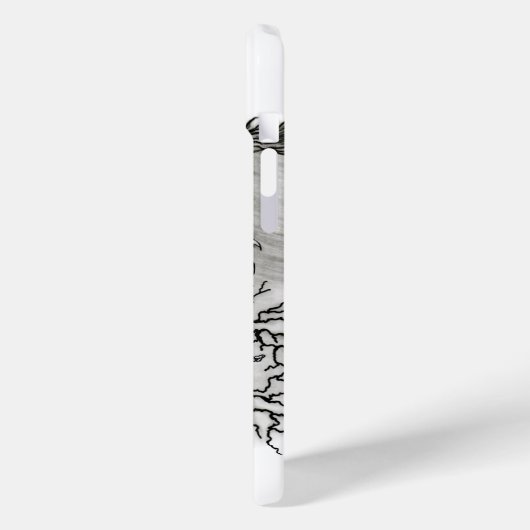 China Dragon, Schwarzweiß-Design in Tattoostyl Case-Mate iPhone Hülle (Rückseite / Links)