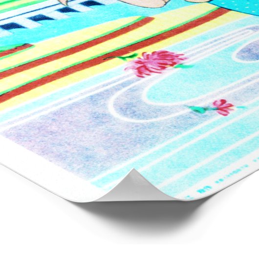 China Dragon und Phoenix Prosperity Ernte Jahresze Poster (Ecke)