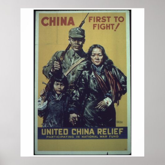 China-First_to_Fight_Propaganda-Poster Poster (Vorne)