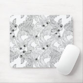 China-Fisch-Gekritzel Mousepad (Mit Mouse)