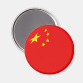 China Fisheye Flag Magnet (Vorderseite/Rückseite)
