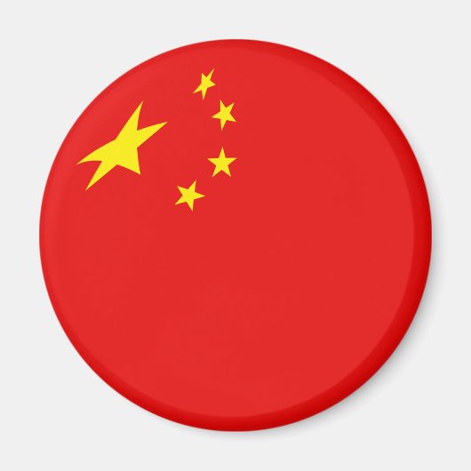 China Fisheye Flag Magnet (Vorne)