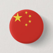 China Flag Button (Vorderseite)