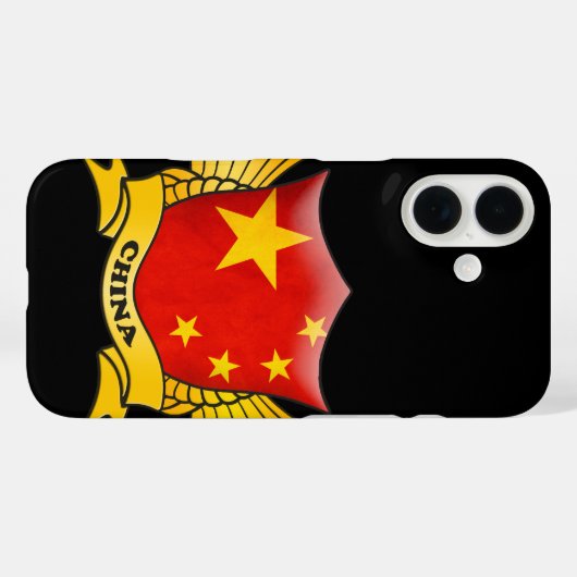China Flag Case-Mate iPhone Hülle (Rückseite (Horizontal))
