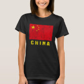 China Flag Chinese National Symbol Patriotic T-Shirt (Vorderseite)