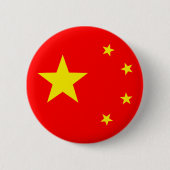 China-Flag "Classic" Button (Vorderseite)