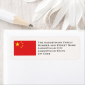 CHINA FLAG Customized Return Address (Insitu)