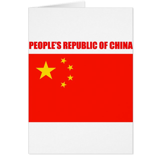 China Flag Hohe Qualität (Vorne)
