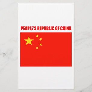 China Flag Hohe Qualität Briefpapier
