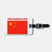 China Flag Hohe Qualität Gepäckanhänger (Vorderseite horizontal)