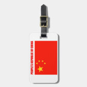 China Flag Hohe Qualität Gepäckanhänger (Vorderseite vertikal)