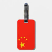 China Flag Hohe Qualität Gepäckanhänger (Rückseite vertikal)