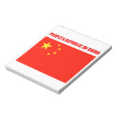 China Flag Hohe Qualität Notizblock (Rotiert)