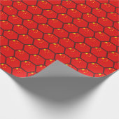 China Flag Honeycomb Wrapping Paper Geschenkpapier (Ecke)