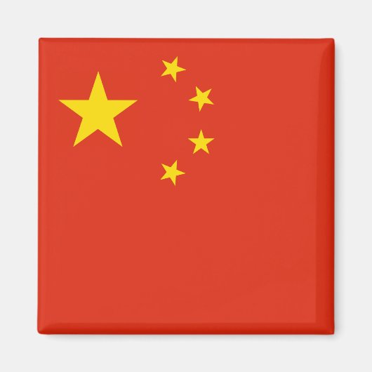 China Flag Magnet (Vorne)