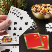 China Flag Playing Cards Spielkarten (In Situ)