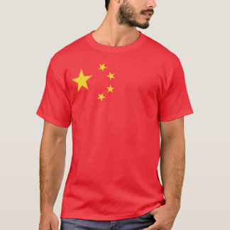 China Flag Stars Patriotic Chinesisches Neujahr T-Shirt