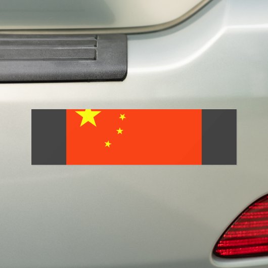 China-Flagge Autoaufkleber (Auf Auto)