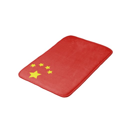 China-Flagge Badematte (Schrägansicht)