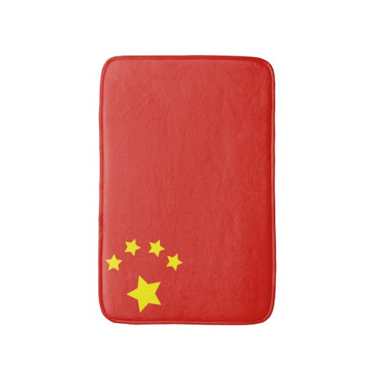China-Flagge Badematte (Vorderseite Vertikal)