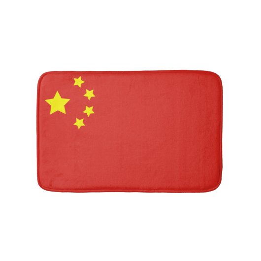 China-Flagge Badematte (Vorderseite)