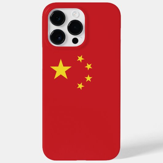 China-Flagge Case-Mate iPhone Hülle (Rückseite)
