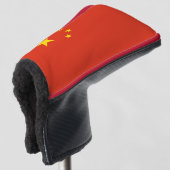China-Flagge Golf Head Cover Headcover (3/4 Vorderseite)
