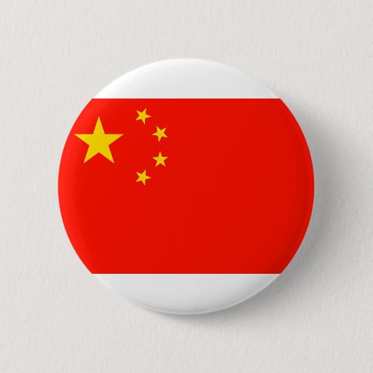 China-Flagge - hohe Qualität Button (Vorderseite)