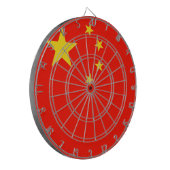 China-Flagge - hohe Qualität Dartscheibe (Vorderseite Links)