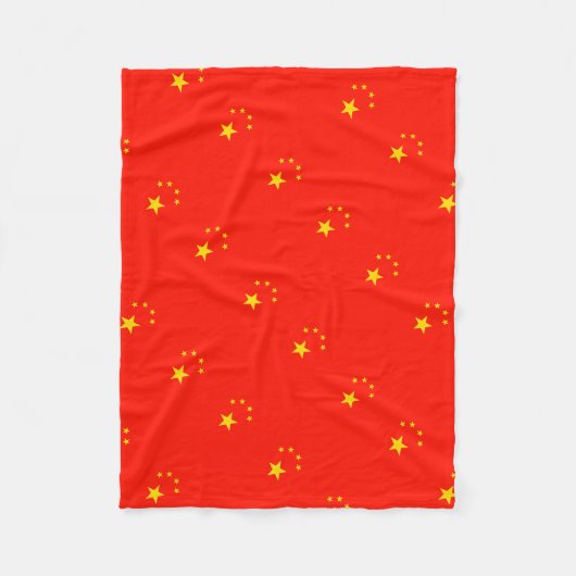 China-Flagge - hohe Qualität Fleecedecke (Vorderseite)