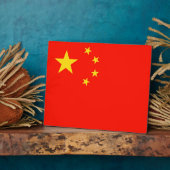 China-Flagge - hohe Qualität Fotoplatte (Seite)