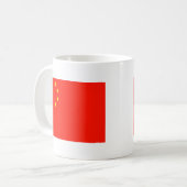 China-Flagge - hohe Qualität Kaffeetasse (Vorderseite Links)