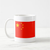 China-Flagge - hohe Qualität Kaffeetasse (Links)