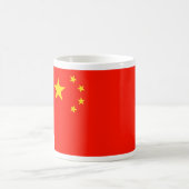 China-Flagge - hohe Qualität Kaffeetasse (Mittel)