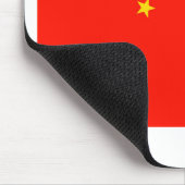 China-Flagge - hohe Qualität Mousepad (Ecke)