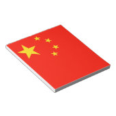 China-Flagge - hohe Qualität Notizblock (angewinkelt)